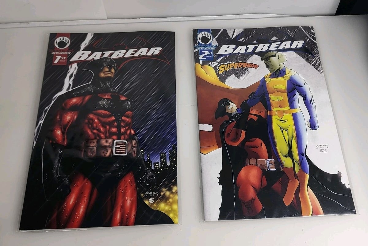 Batbear #1 #2 set fumetti Jacob Bear variante copertine fumetti esclusive Elite