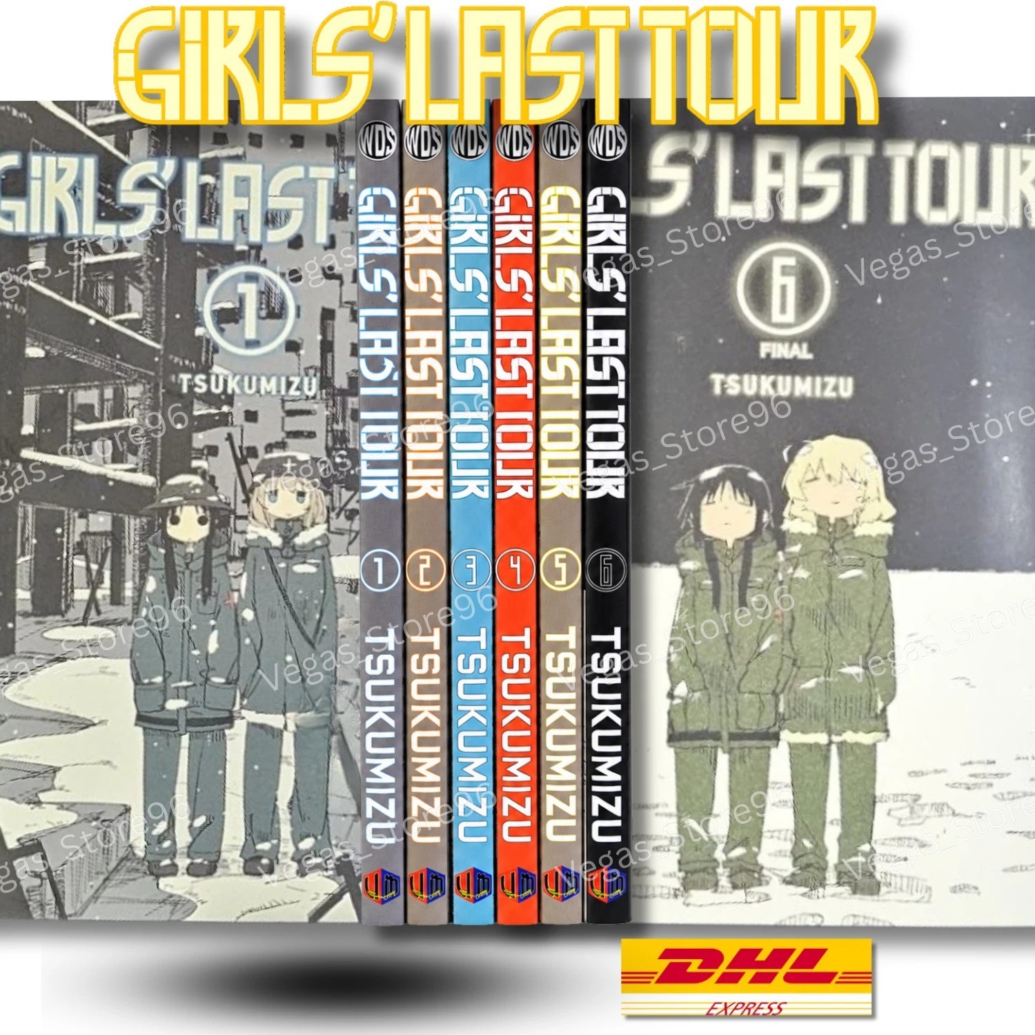 Girls Last Tour Manga Vol. Serie 1-6 FINE fumetto versione inglese | Scegli volume