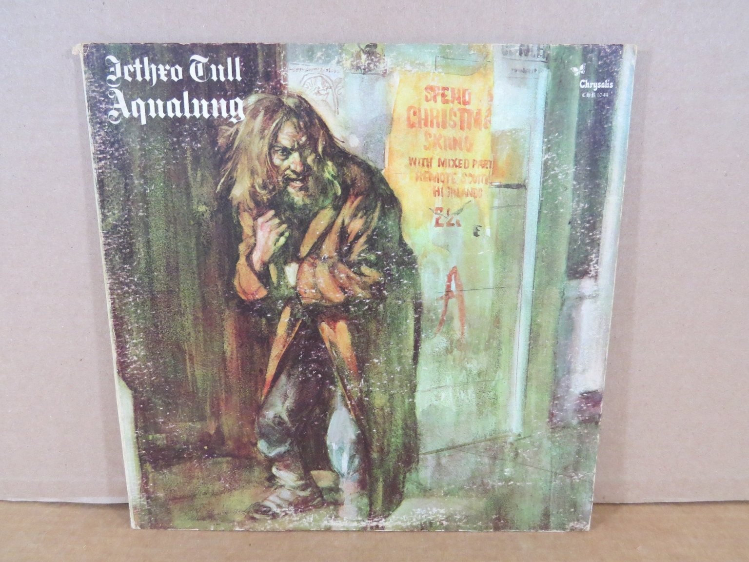 Jethro Tull - Aqualung LP Record 1971 Chrysalis Progressive Rock 33 RPM EXC