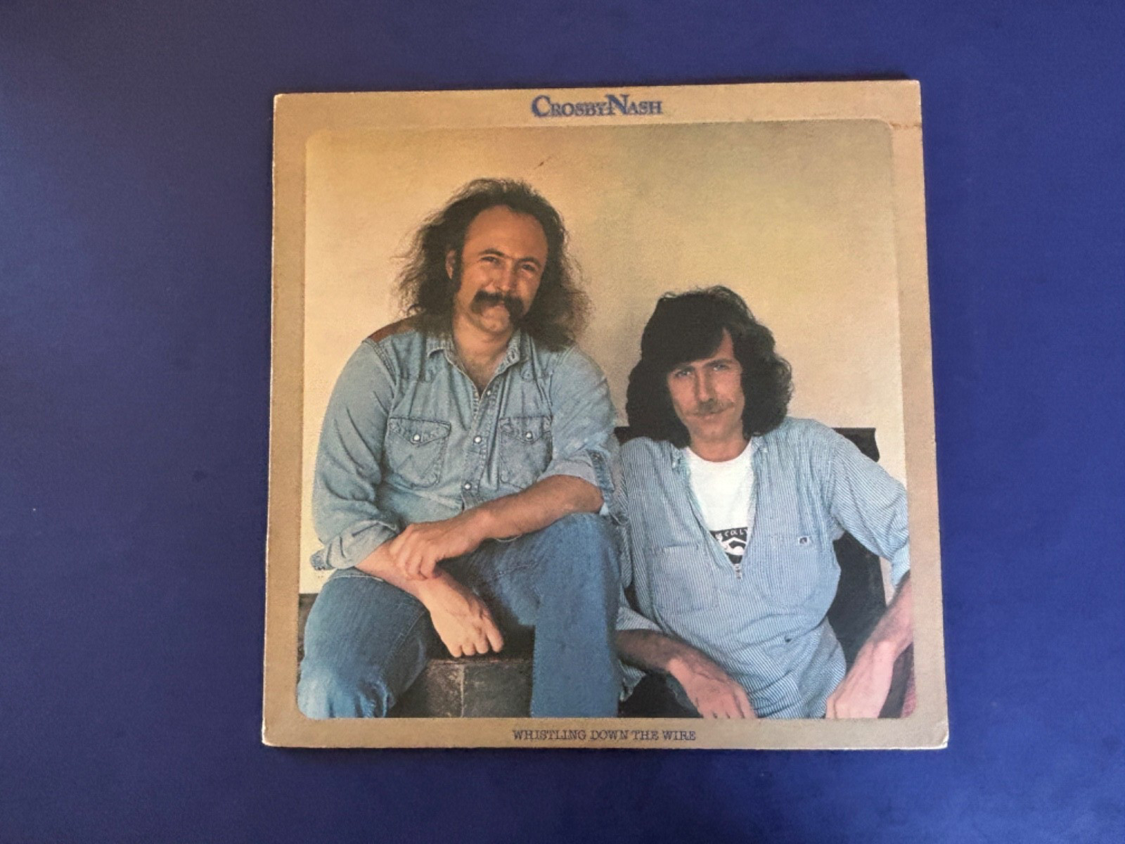 David Crosby Graham Nash Whistling down the Wire 1976 ABC Records ABCD-956 EX/VG