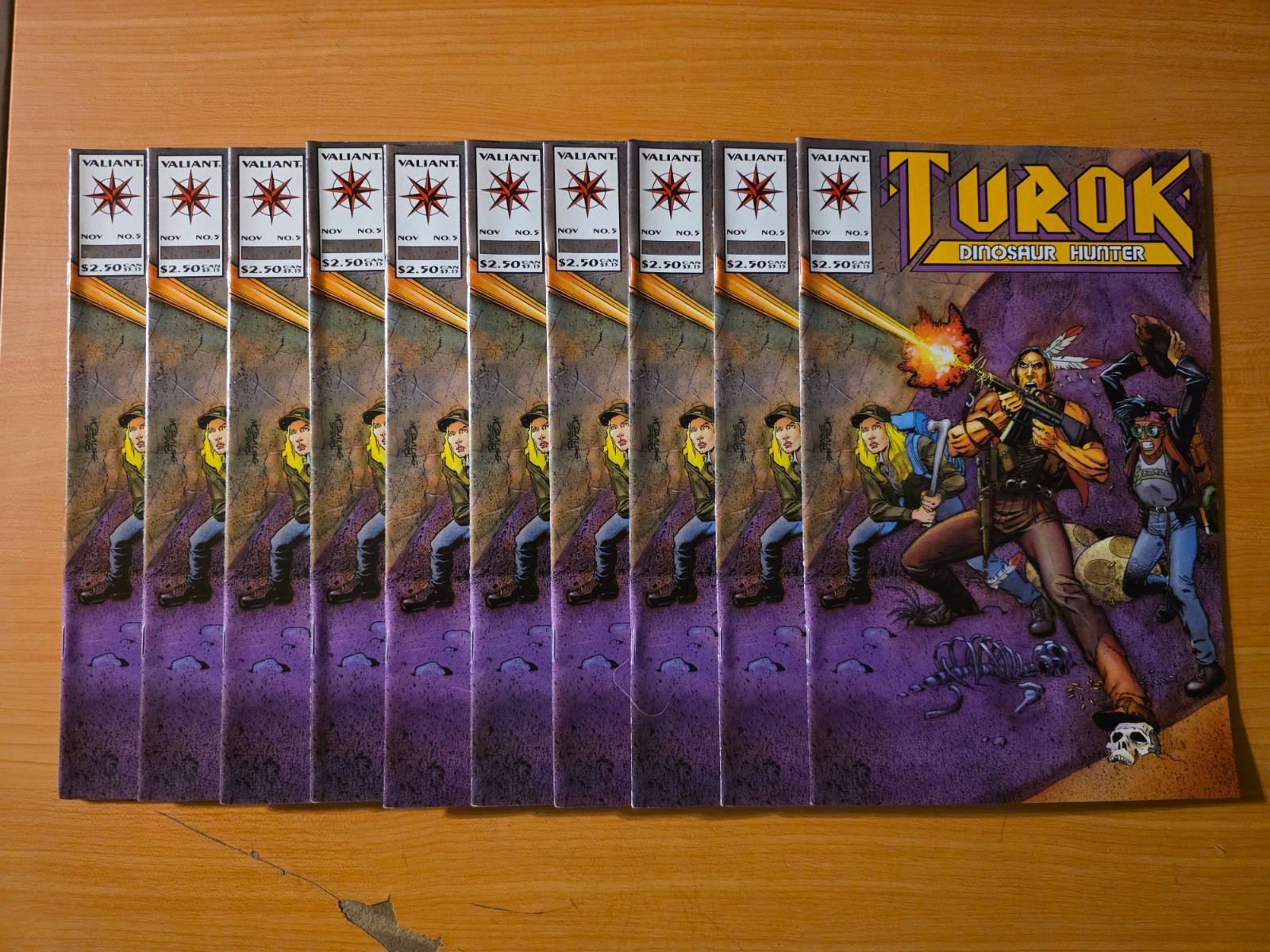 Lotto all'ingrosso di 10x Turok: Dinosaur Hunter #5 ~ quasi nuovi quasi nuovi ~ 1993 Valiant