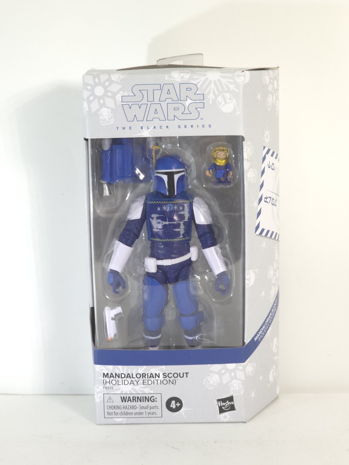 Star Wars Black Series Modellino Mandalorian Scout Holiday Edition 6" NUOVO