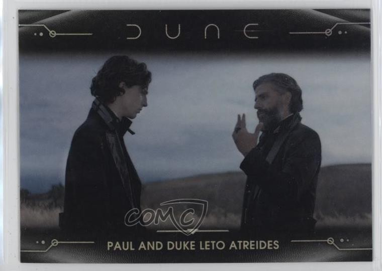 2024 Topps Chrome Dune rifrattore arcobaleno Paul and Duke Leto Atreides #40 11s9