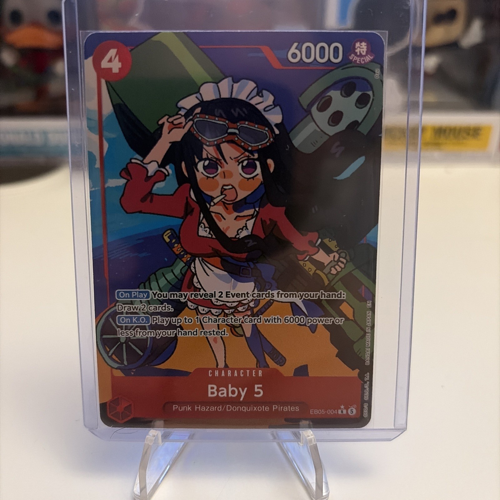 Bandai One Piece Card Game Baby 5 EB05-004 Rare Alternate Art *