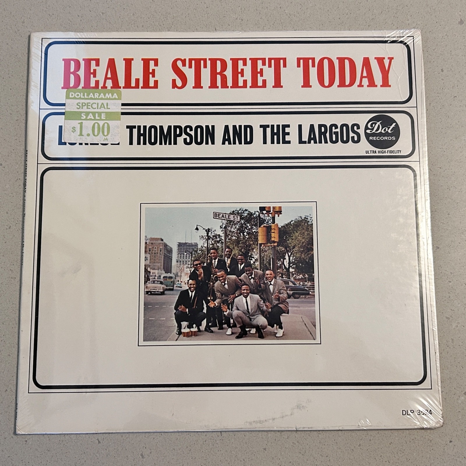 SEALED!! Lorece Thompson And the Largos "Beale Street Today" 1963 Lp SOUL Dot