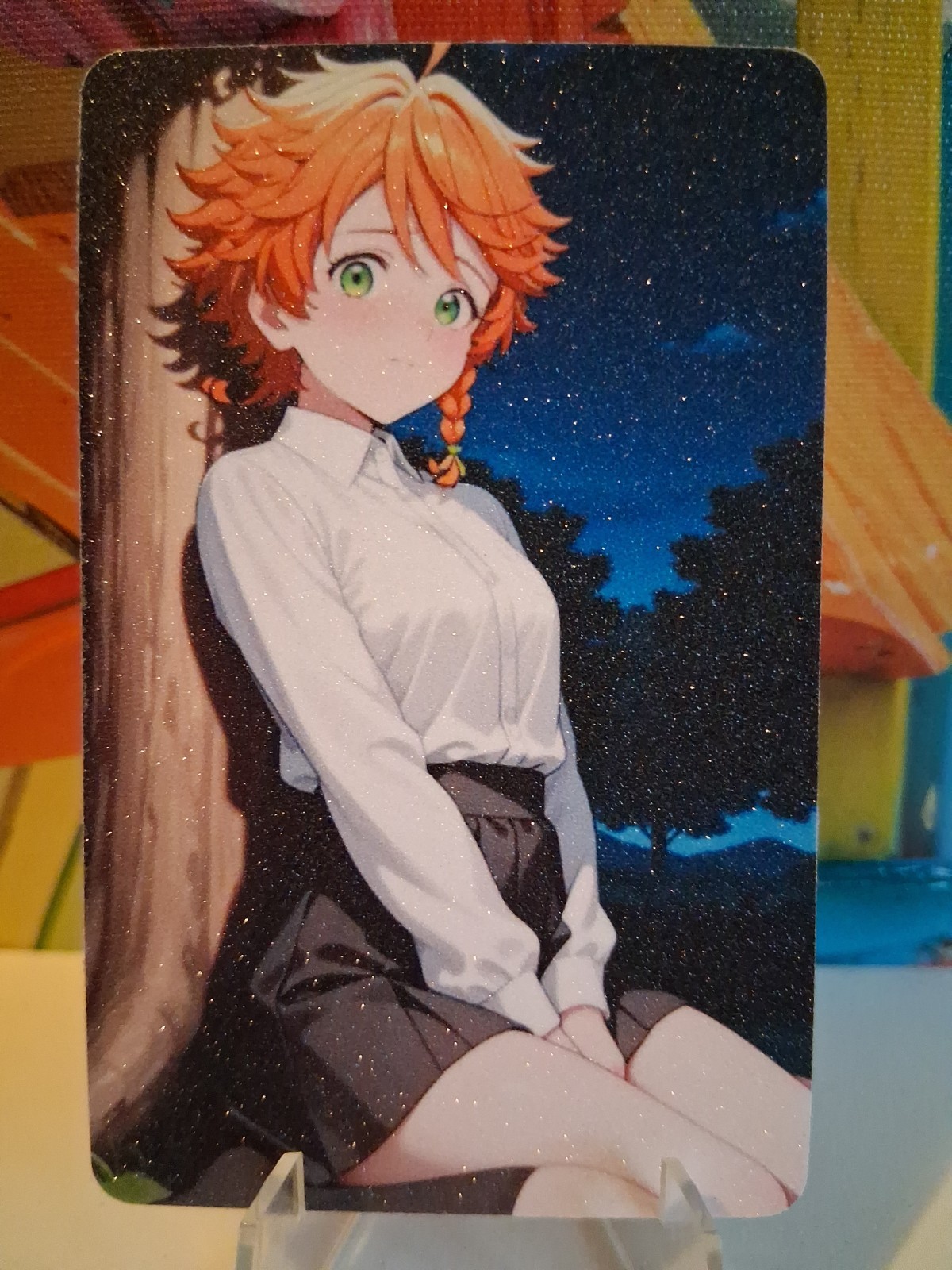 The Promised Neverland Emma Glitter Anime Trading Card 