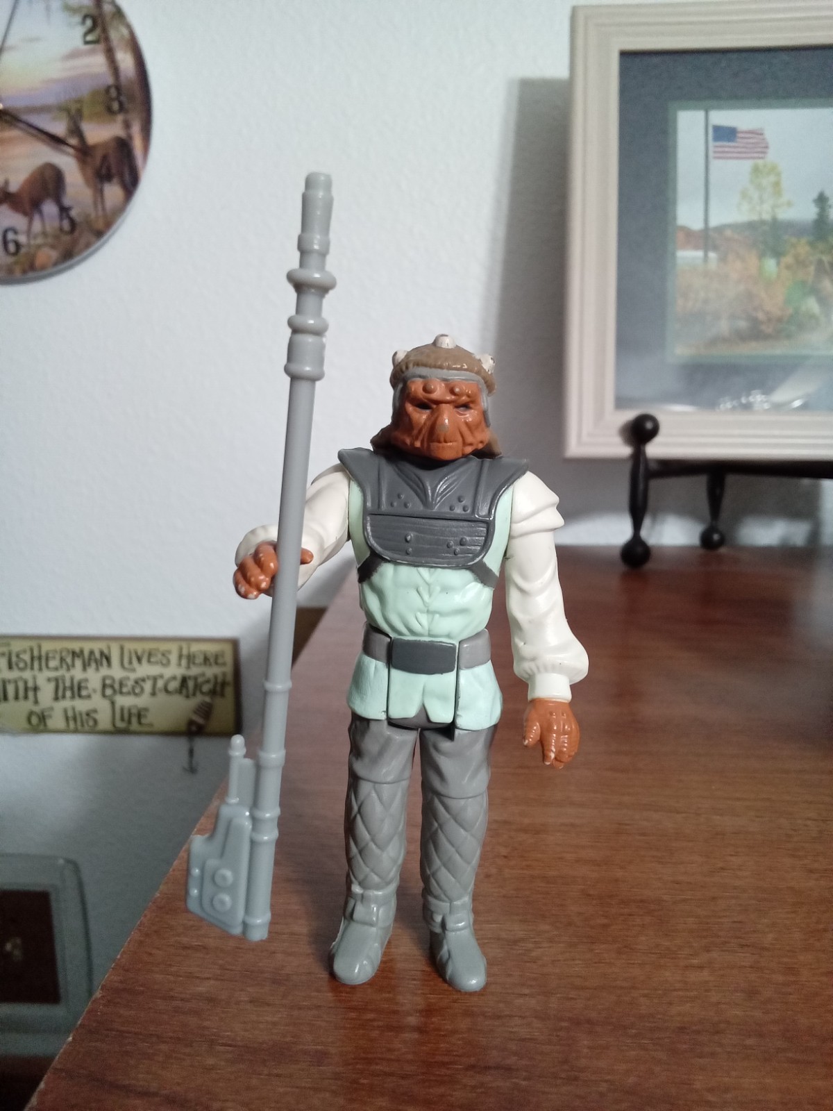 Figurina vintage Star Wars 1983 NIKTO Skiff Guard completa NO COO SMILE VAR. *LEGGI