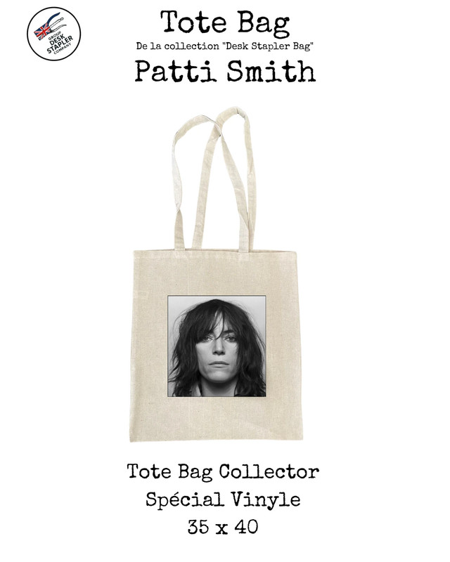 Patti Smith tote bag punk poète Horses NYC