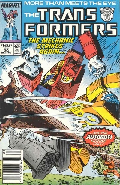 Transformers #28N FN 6.0 1987 Immagine Stock
