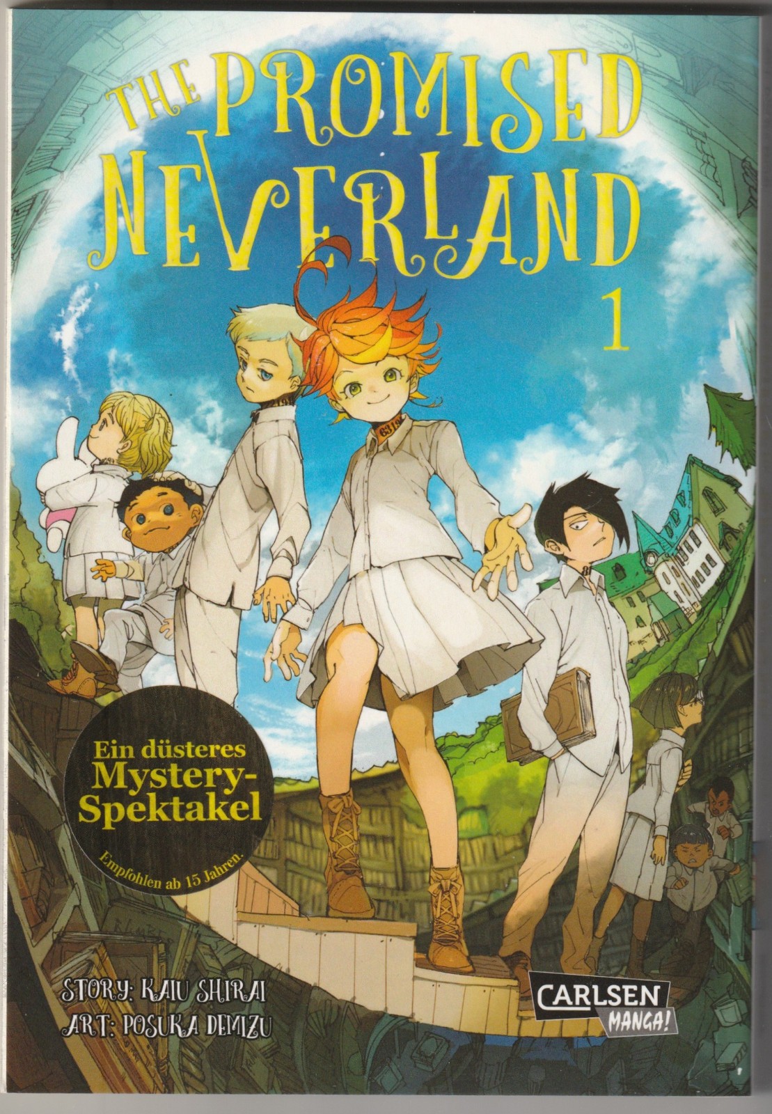 ✪ THE PROMISE NEVERLAND #1, manga Carlsen 2018 MANGA TASCABILE NUOVO TOP Z0-1