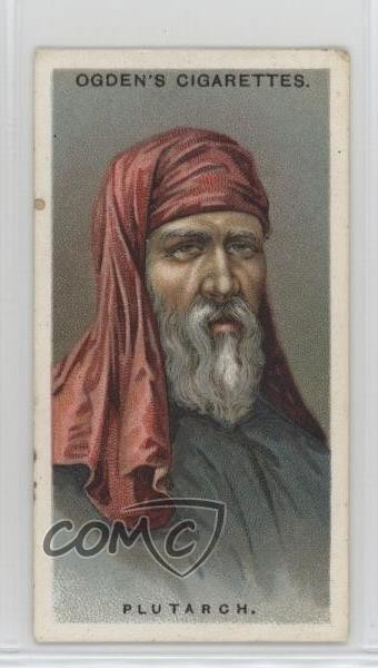1924 ITC Leaders of Men Tabacco Ogden's Back Plutarch #41 0y9e