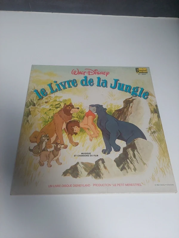 vinyle 33t walt disney le livre de la jungle