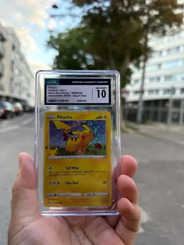 CGC 10 - Pikachu General Mills Secret Promo  SWSH #039