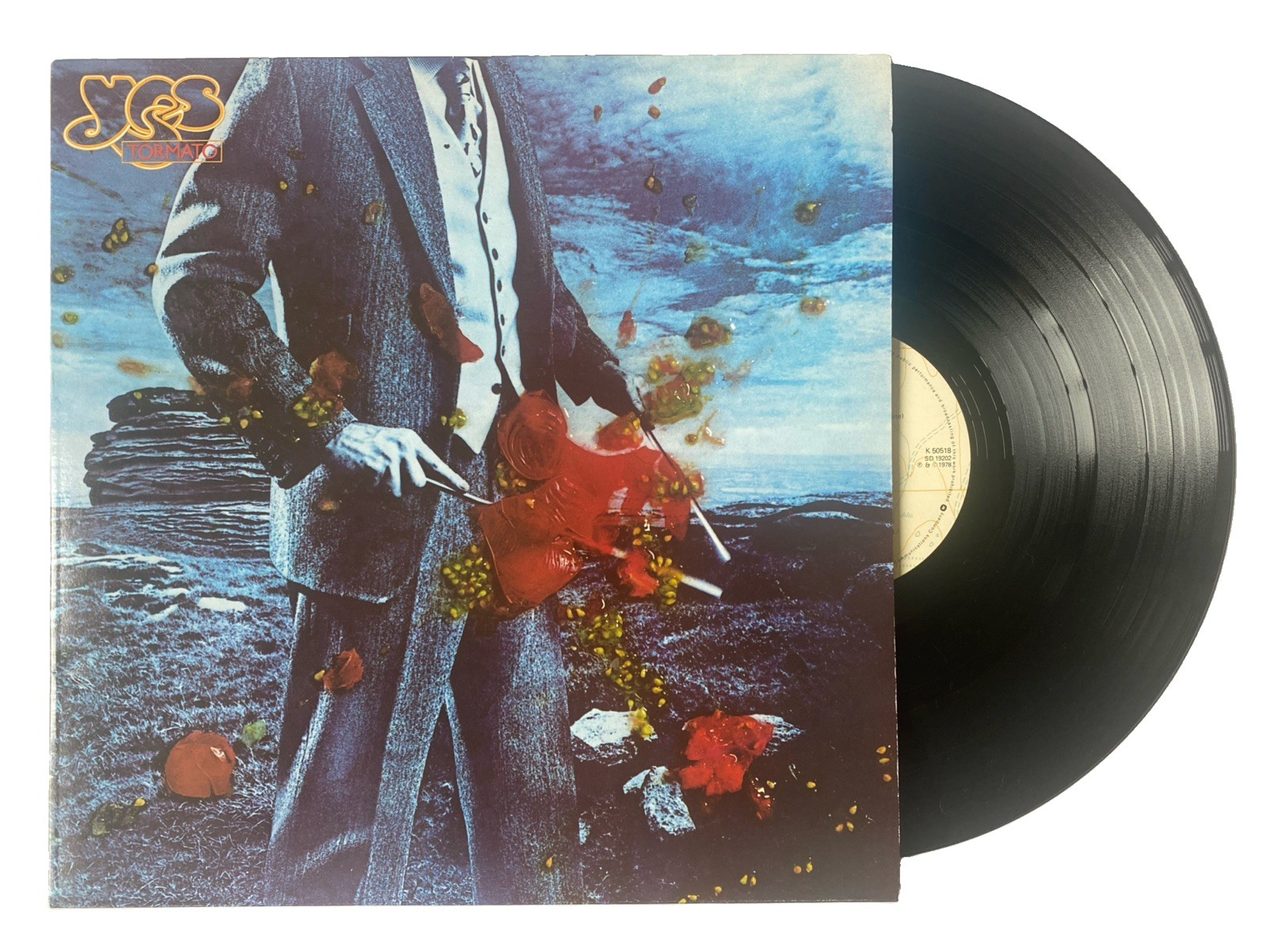 Yes - Tomato Vinyl LP Record Inner K50518 Atlantic 1978 NM / EX