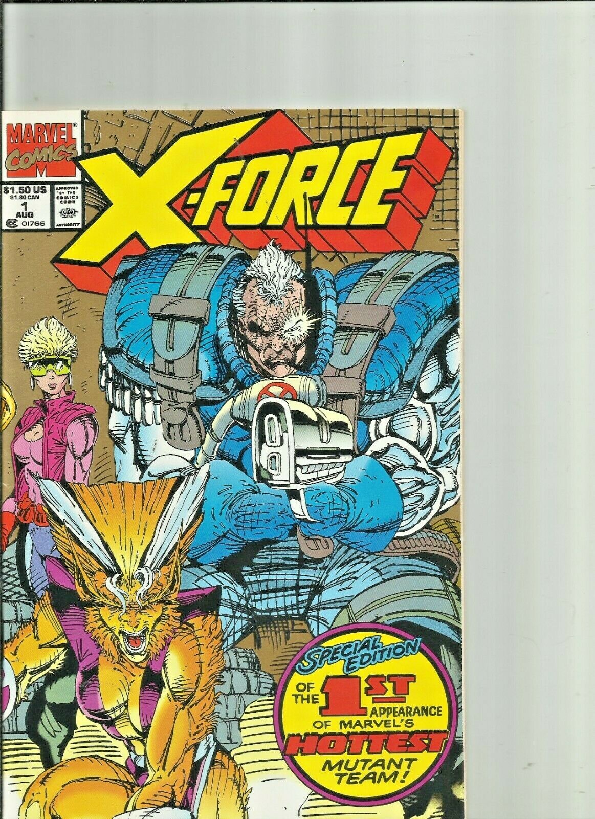X Force Lot of 5 Comics various ERA's  Wolverine Cable Marvel Comics