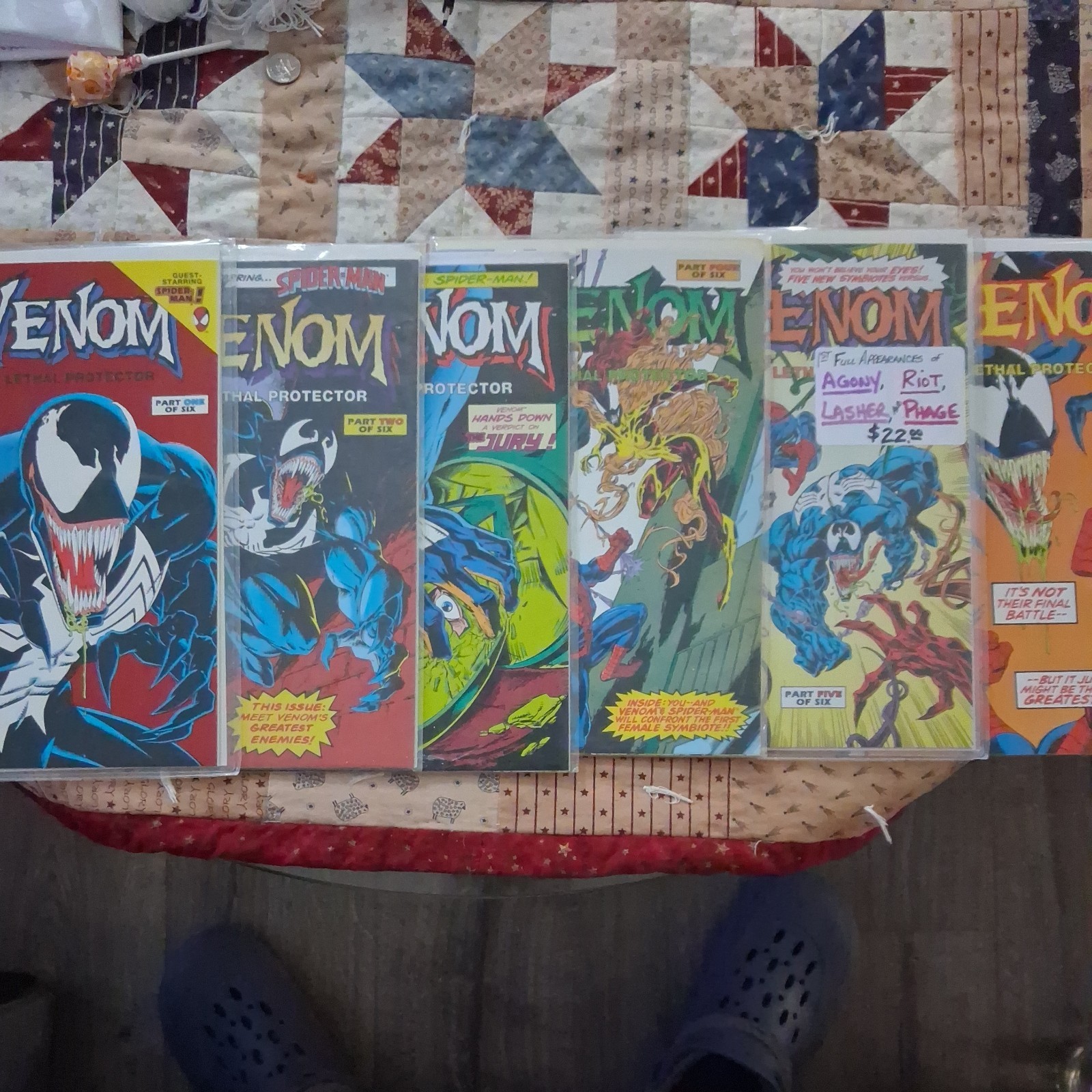 Venom: Lethal Protector #1-6 (1993) set completo! Marvel Comics! Ottime condizioni
