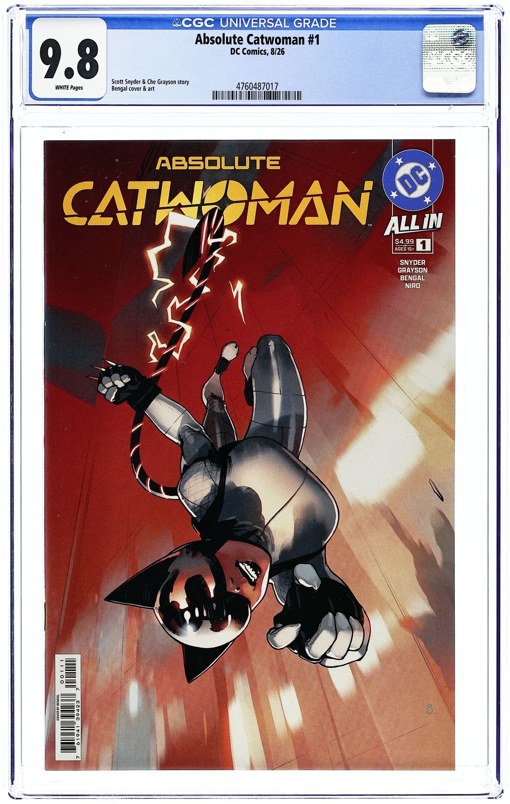 Absolute Catwoman 1A CGC 9.8 2026 4760487017