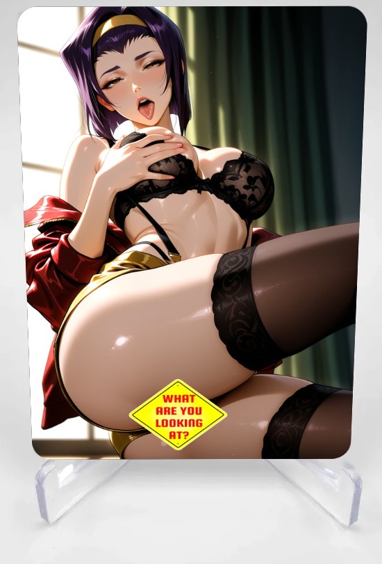 Stampa artistica anime Faye Valentine - Card/4x6/5x7 Waifu da collezione CBB-FAY-05