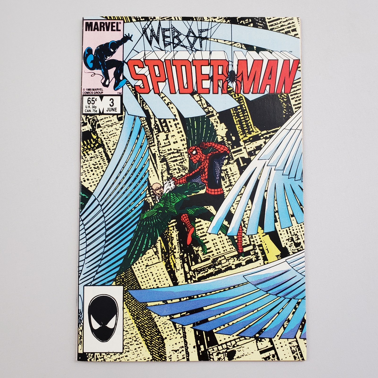 Web of Spider-Man #3 Jun 1985 Marvel Comics VF 8.0 The Vulture Louise Simonson