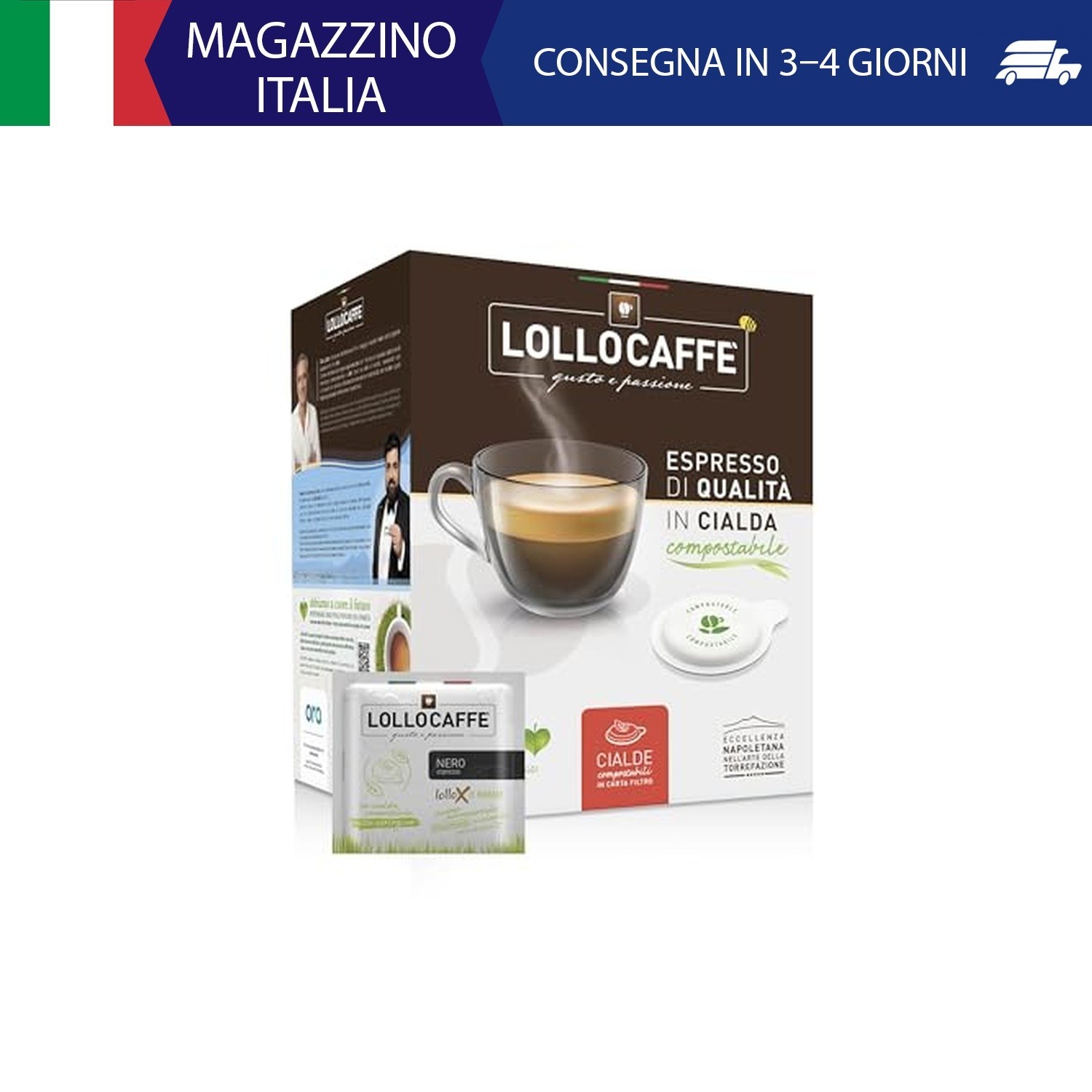 Lollo Box Cialde Miscela Nera 150