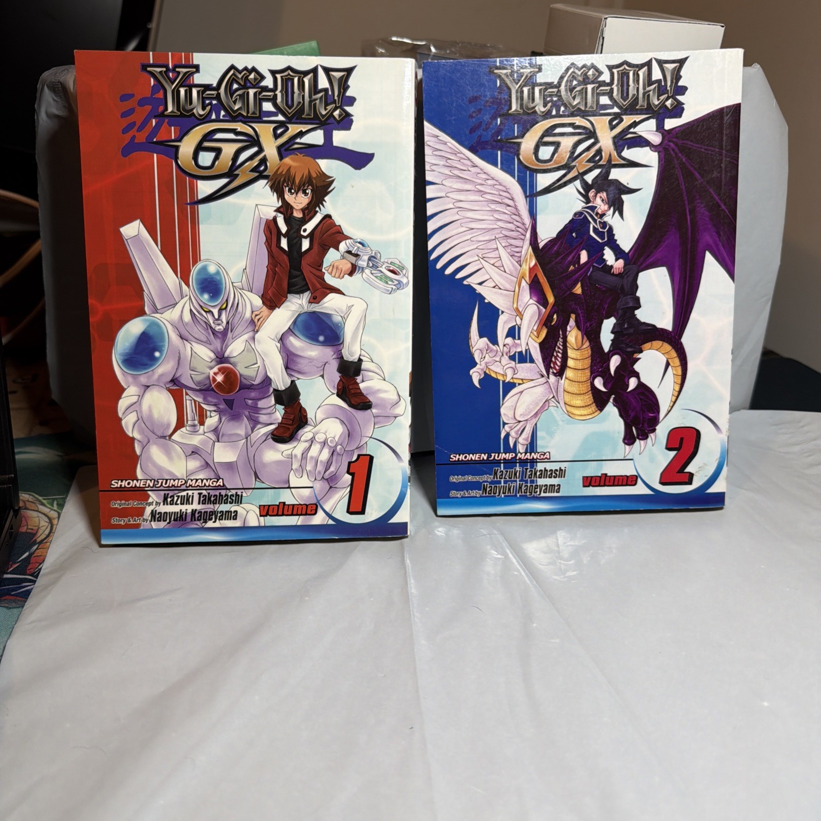 Yu-Gi-Oh! Lotto manga GX (vols 1, 2) viz manga NO CARTE 