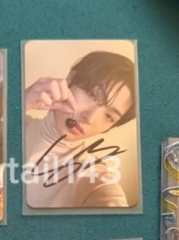 Ateez Mingi signed Photocard