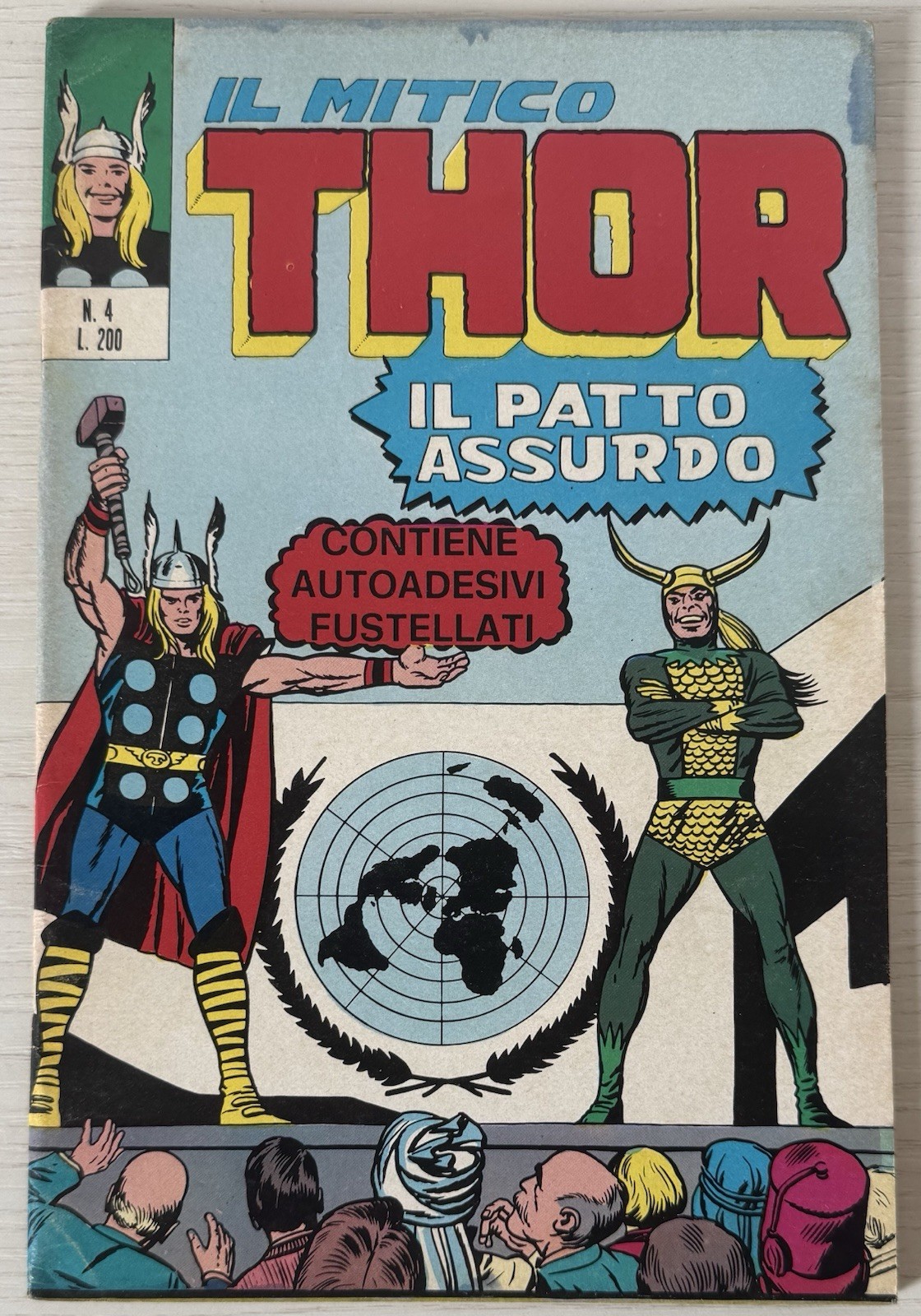 IL MITICO THOR corno N.4 IL PATTO ASSURDO 1971 asgard invasione astrale