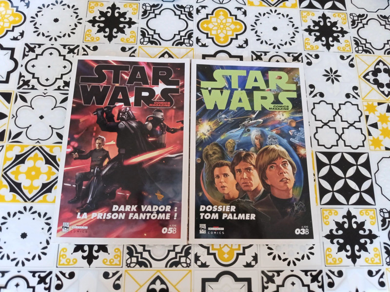 Lot de 2 comics magazine Star Wars