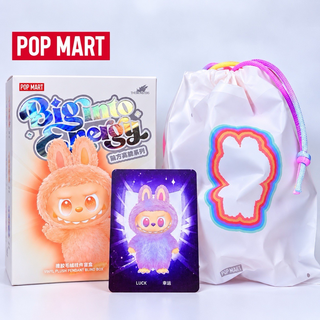 Popmart The Monsters Labubu Big Into Energy - Fortuna Nuovo Stesso Giorno Post
