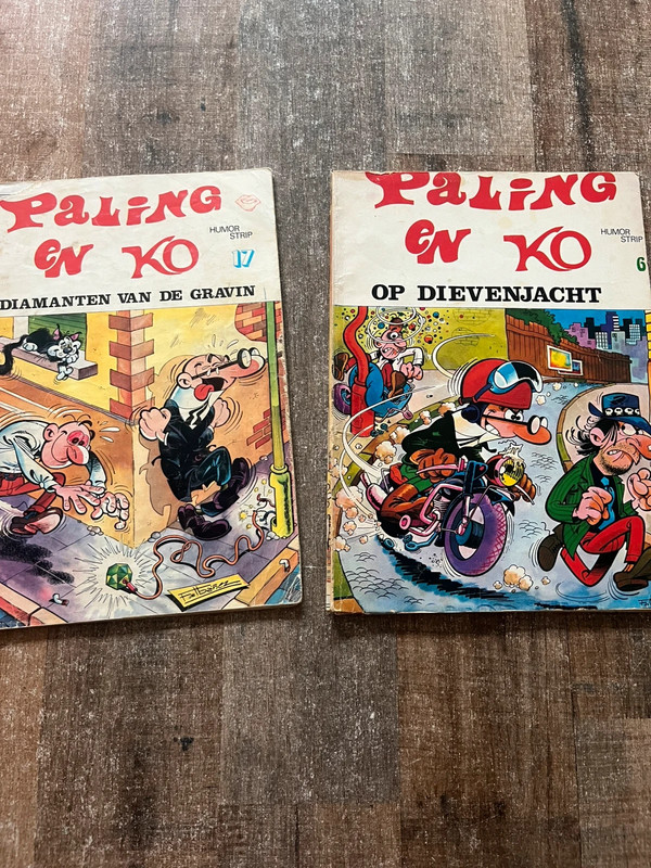 Twee stripboeken Paling & Ko