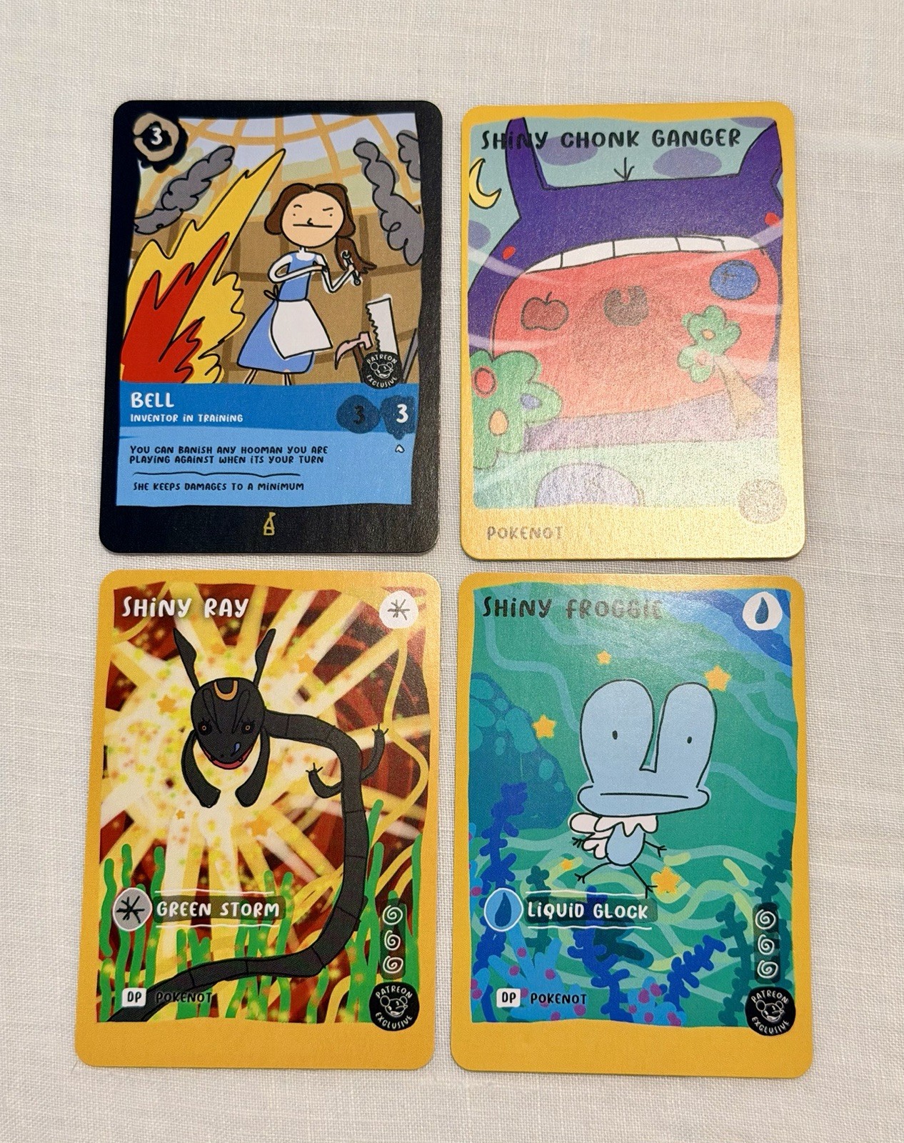 Lotto Passaporto Pokenot Shiny Chonk Ganger Gengar Patreon Esclusivo Disfunzionale
