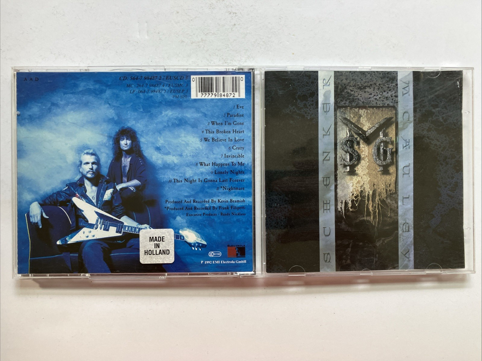 MSG by McAauley Schenker Group (CD, 2007) Import - Holland - Like New Disc