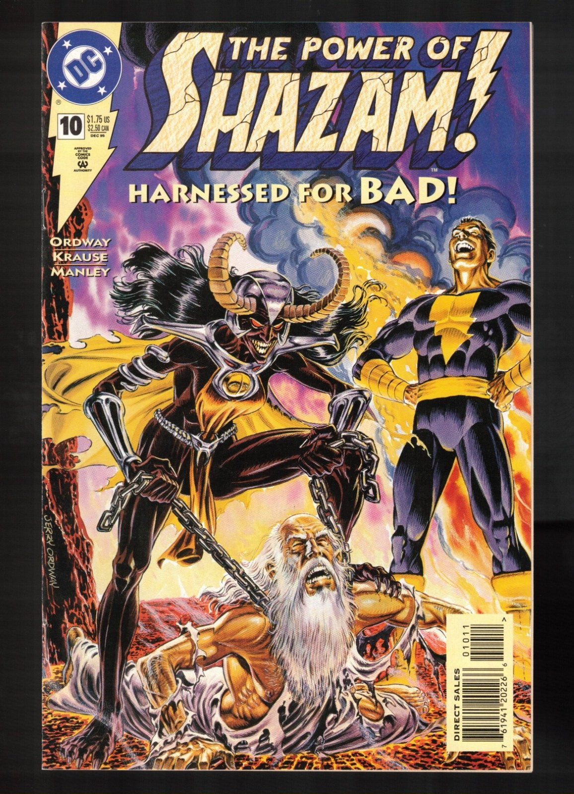 Power of SHAZAM! #10   Black Adam & Blaze!  VF/NM  1995 DC Comic