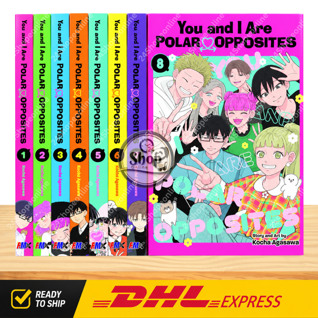 You and I are polar oppostites nuovo manga vol 1-8 set completo versione inglese
