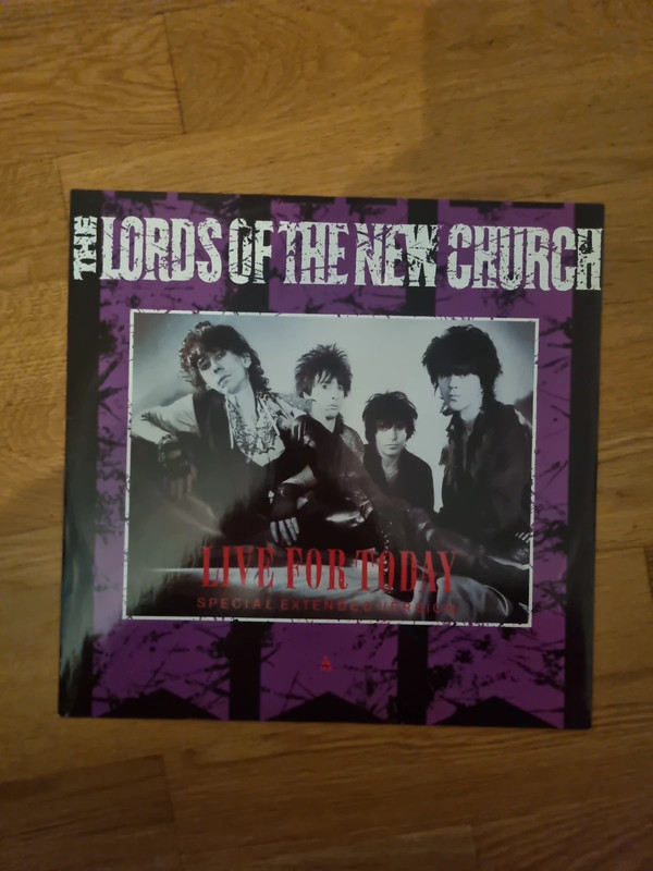 Vinyle maxi 45t the lord of the new church live for today