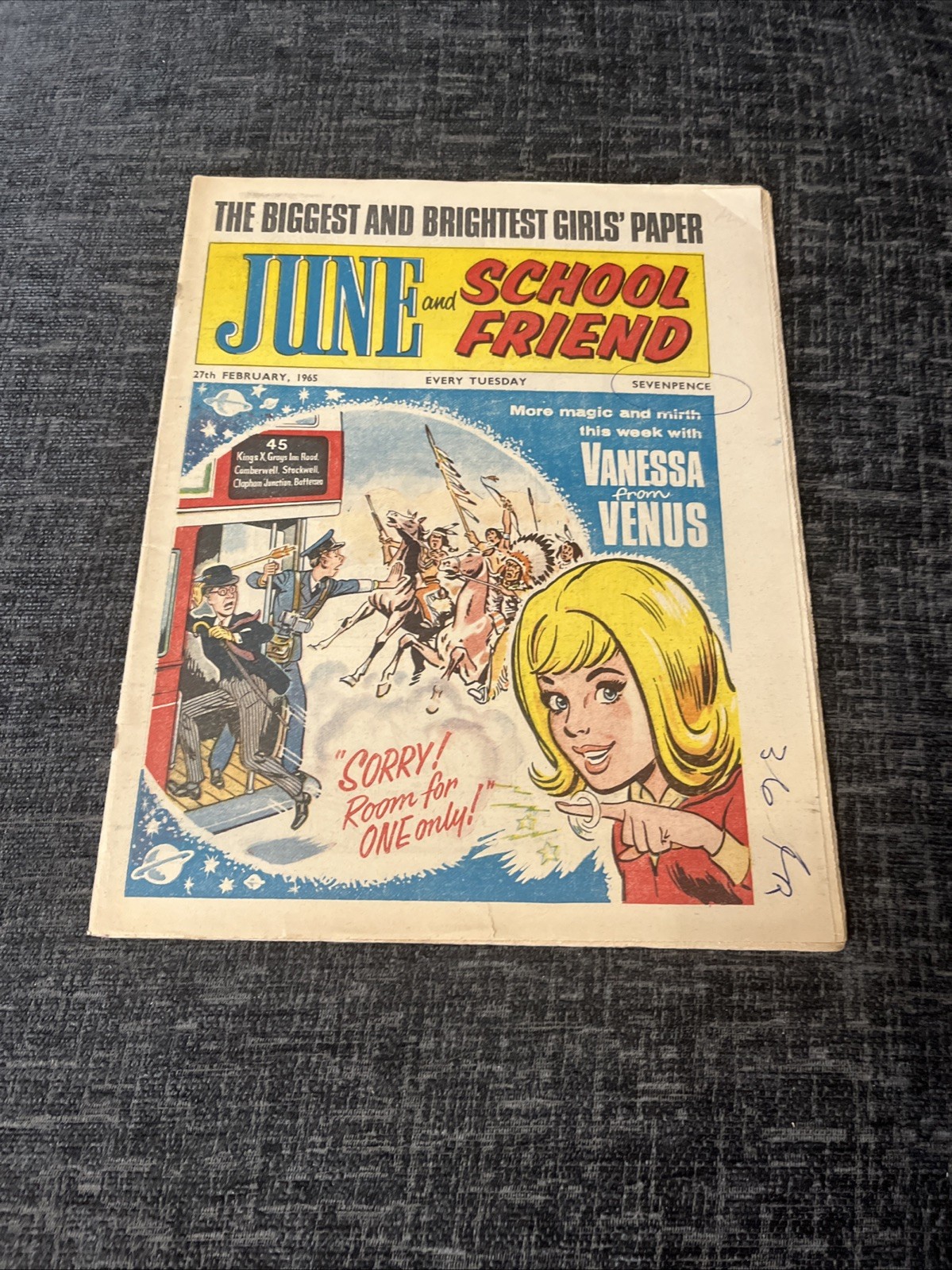 June and School Friend Comic - 27 February 1965 - Bill Simpson