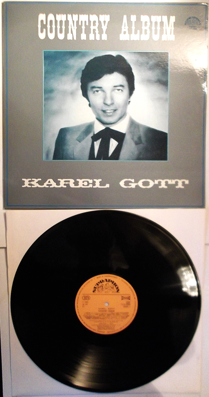 Karel Gott - Country Album - Czech Vinyl LP - Excellent Plus