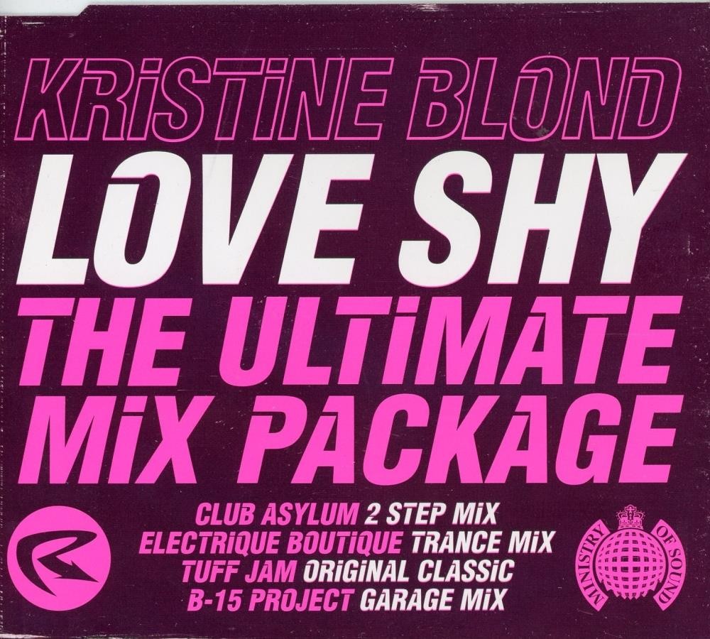 Love Shy CD (2000) Blonde Kristine The Ultimate Mix Package Fast FREE P&P