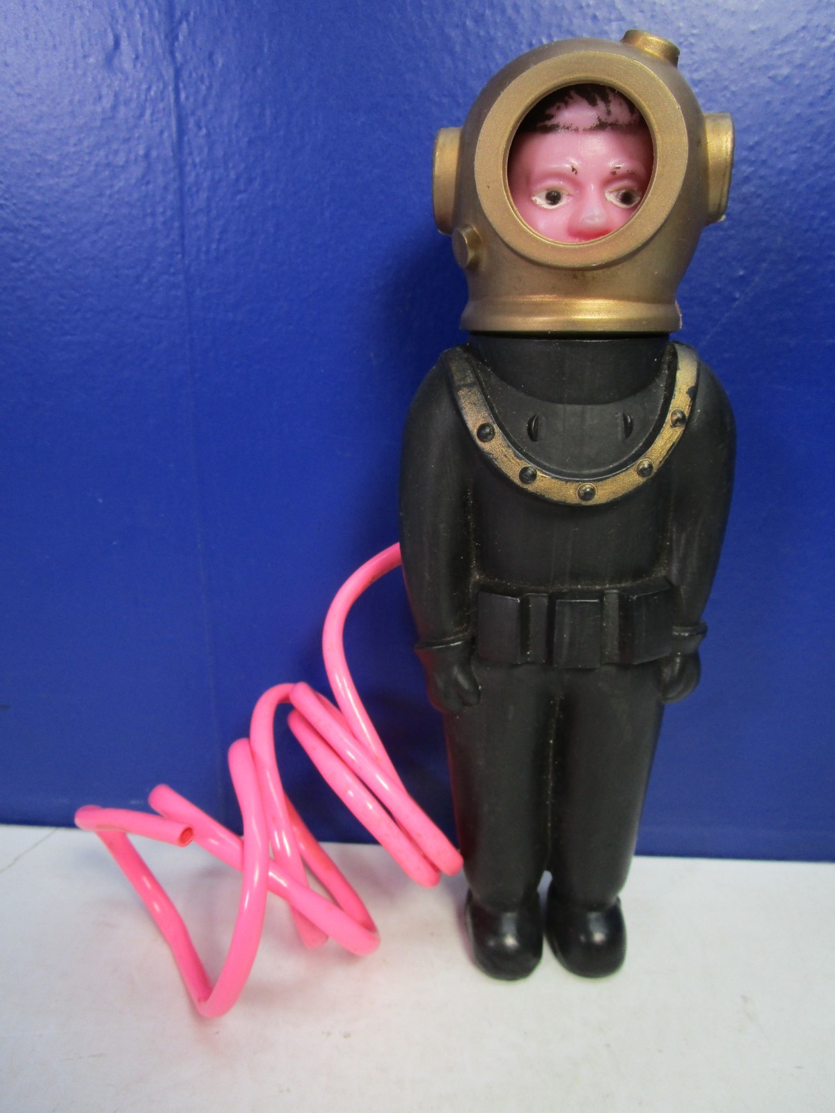 action man figure giocattolo vintage LAURIE DEEP SEA DIVER anni 60 hong kong 8" plastica
