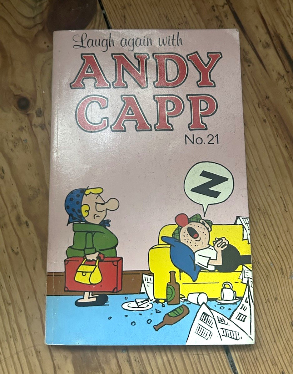 Laugh Again with Andy Capp #21 Colour Comic Strip Book Softcover Mirror Books