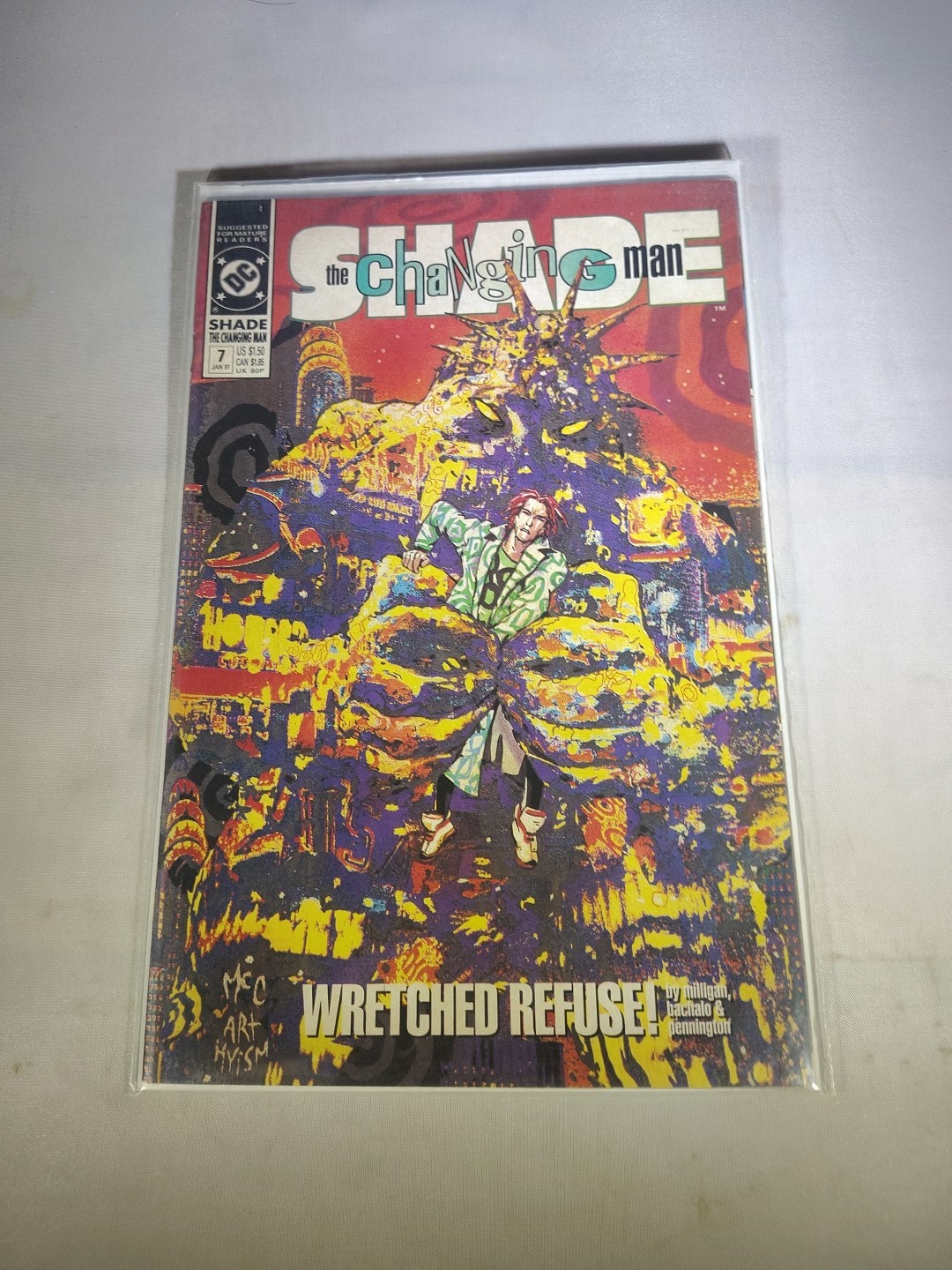 Ombra L'uomo che cambia n. 7 DC Comics gennaio 1991