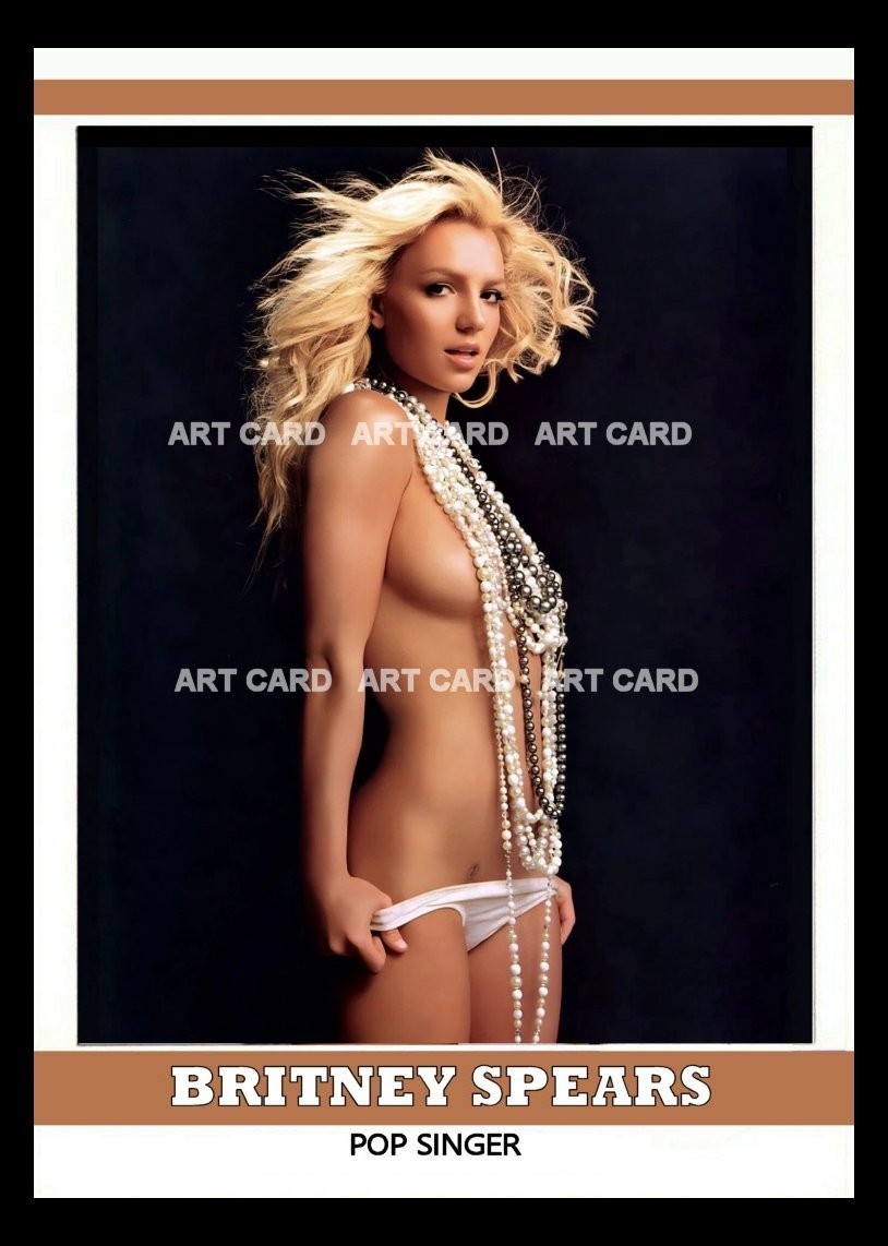Britney Spears Carta Personalizzata ACEO Art