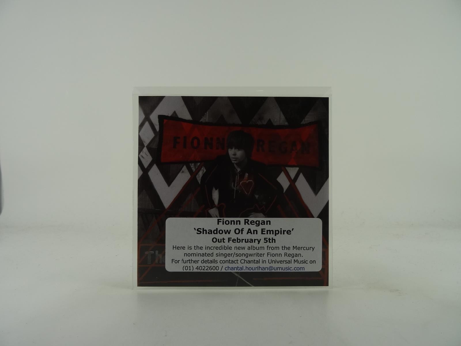 FIONN REGAN SHADOW OF AN EMPIRE (12) 10 Track Promo CD Album plus Picture Sleeve