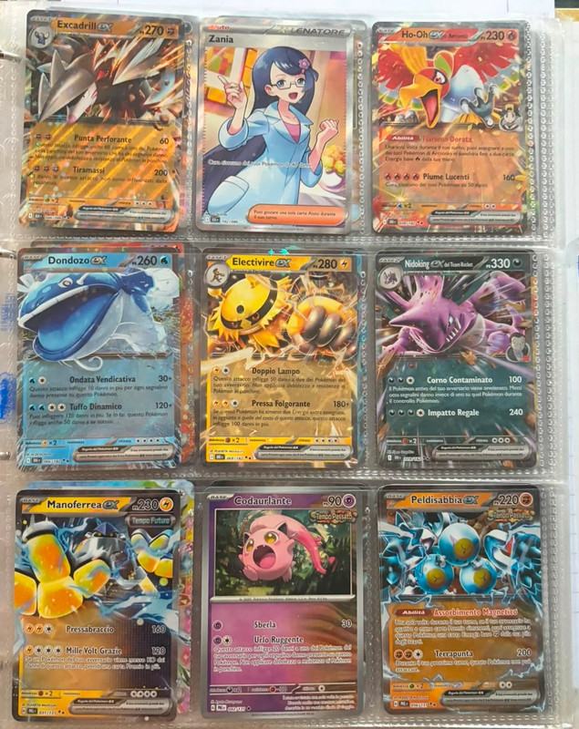 Carte Pokémon EX - Ho-Oh, Nidoking (Leggi descrizione)