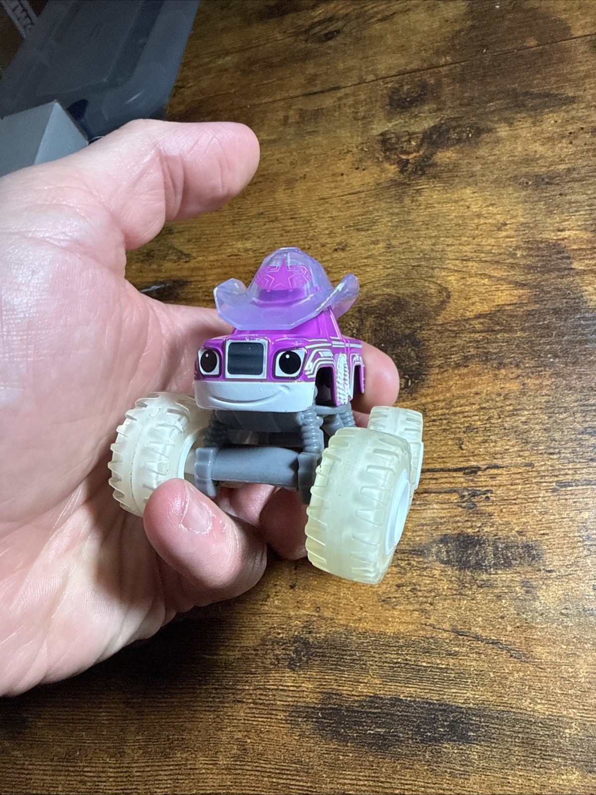 Blaze & the Monster Machines Robot Rider STARLA Diecast Monster Truck Rare Clear