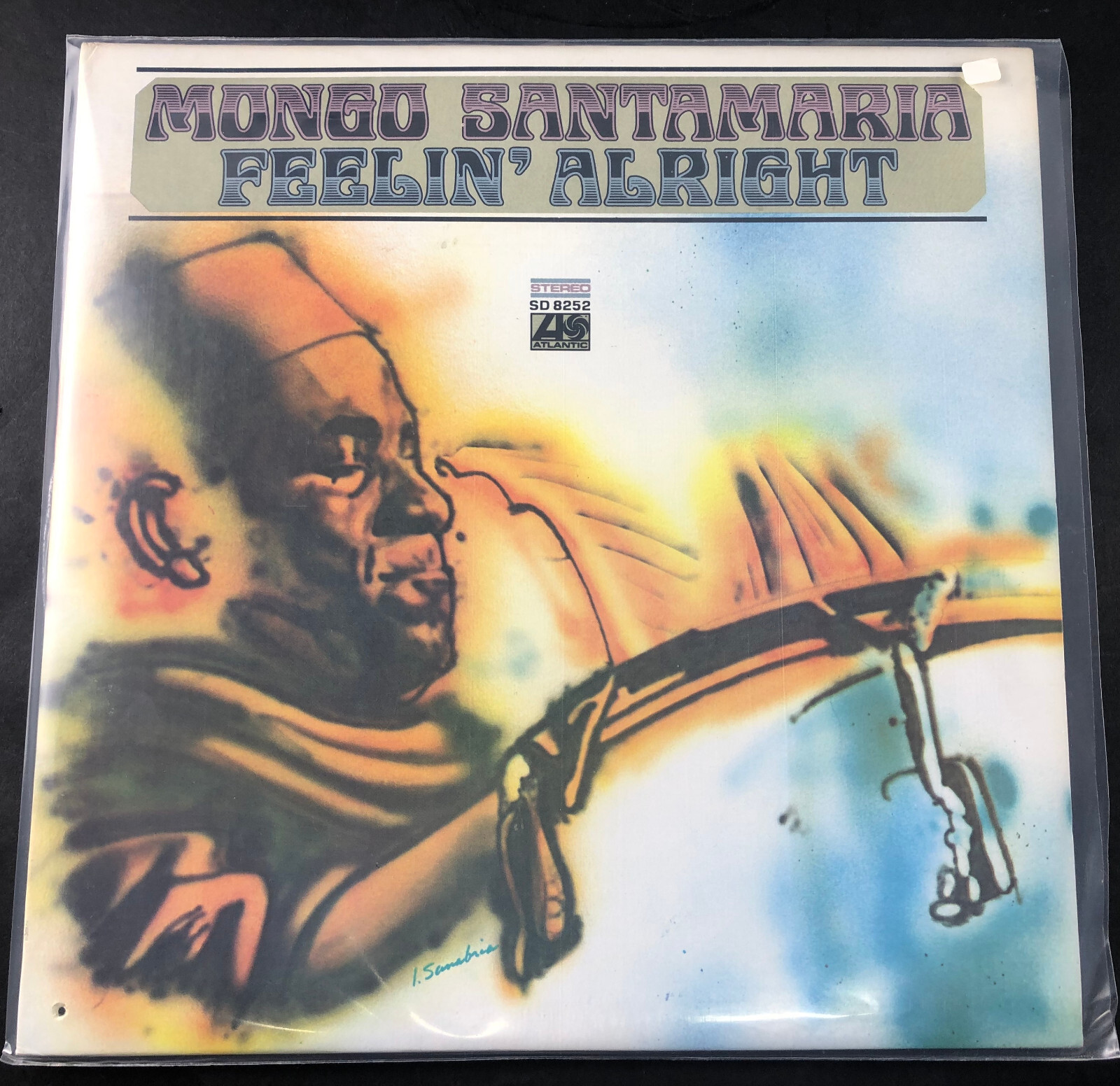 12''LP  Mongo Santamaria ‎– Feelin' Alright - 1970 Atlantic SD 8252 ! TOP
