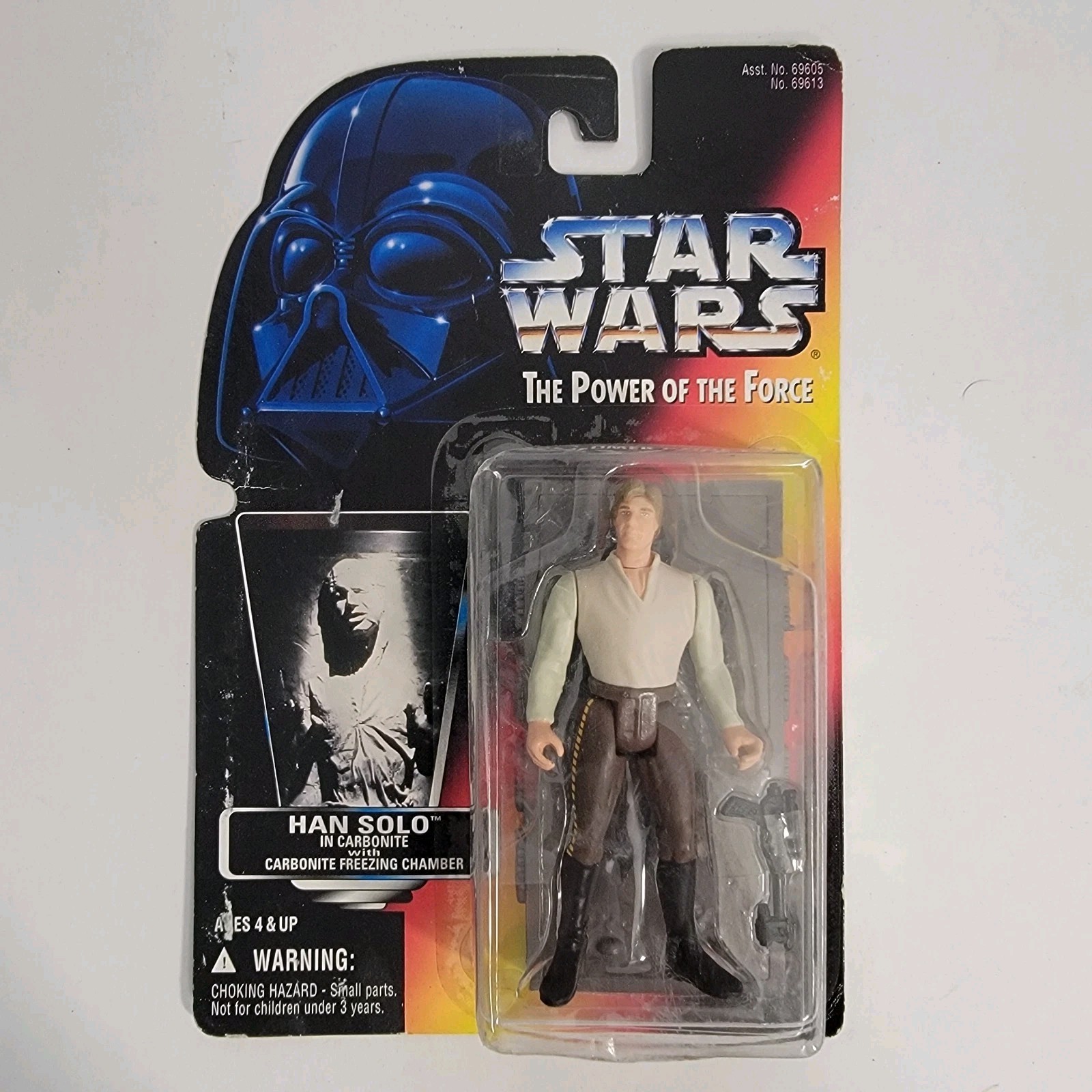 Star Wars Power Of The Force Han Solo Carbonite 3.75" Action Figure 1996 Hasbro