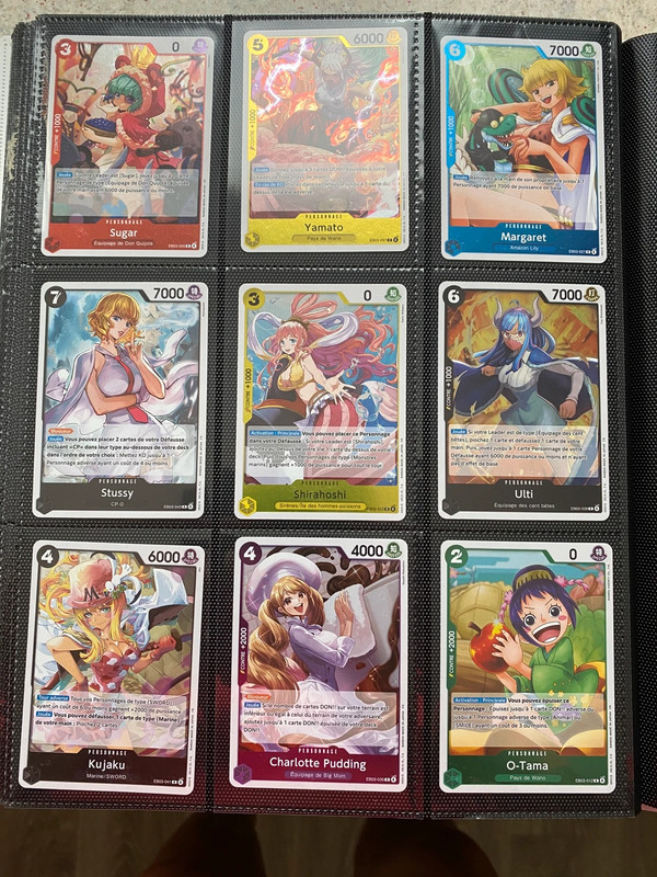 Lot de 12 cartes One piece EB03