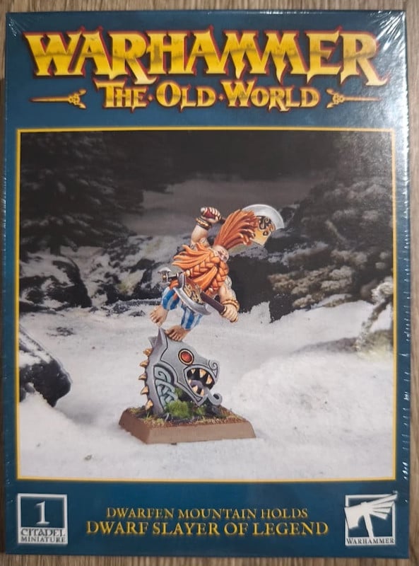 Games Workshop Warhammer The Old World Tueur Nain Légendaire Neuf