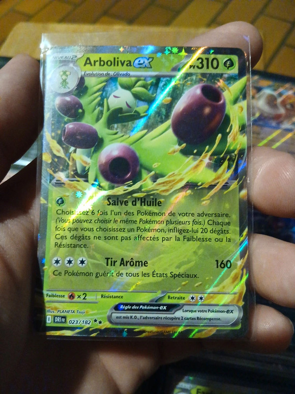 Carte Pokemon Arboliva EX